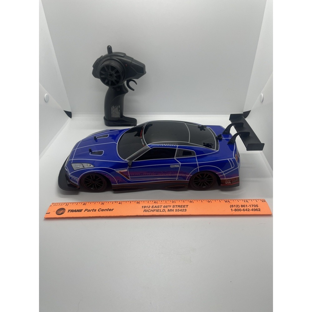Hyper RC Nissan GTR LED Vapor Effects Blue Car Lights Tested 2017 GTR - Picture 5 of 11